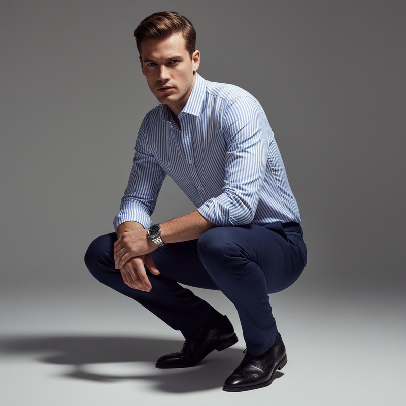 Antonio Striped Shirt | Men's Dress Shirt