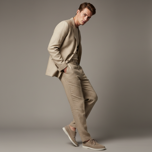 Men's Brown Suede Loafers | Stylish Comfortable Footwear