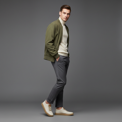 Men's Leather Sneakers | Stylish Men's Trainers