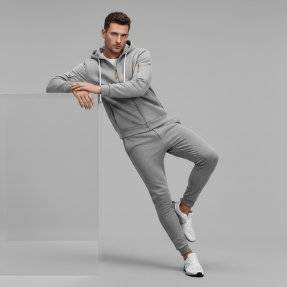 Men's Utility Zip-Up Hoodie | Casual Sweatshirt