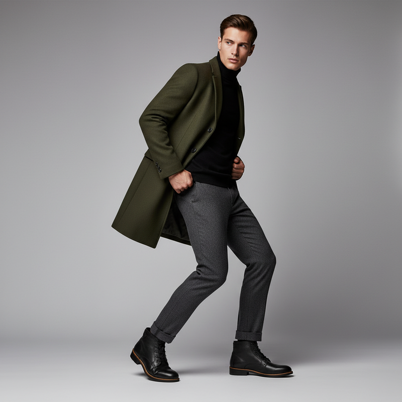 Retro Leather Boots | Men's Classic Footwear