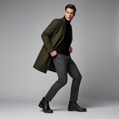 Retro Leather Boots | Men's Classic Footwear