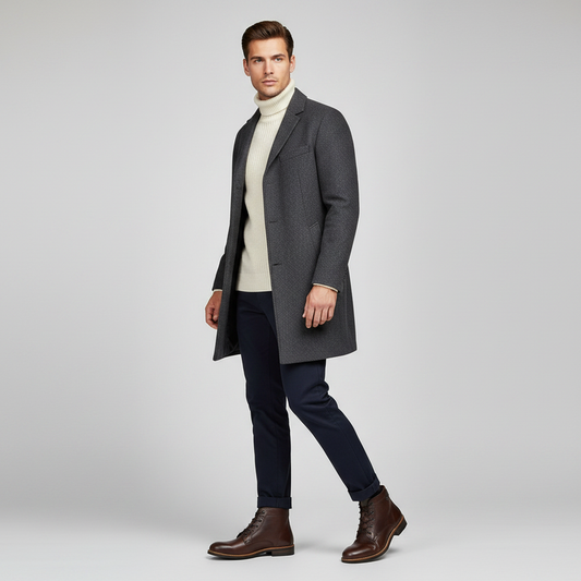 Retro Leather Boots | Men's Classic Footwear
