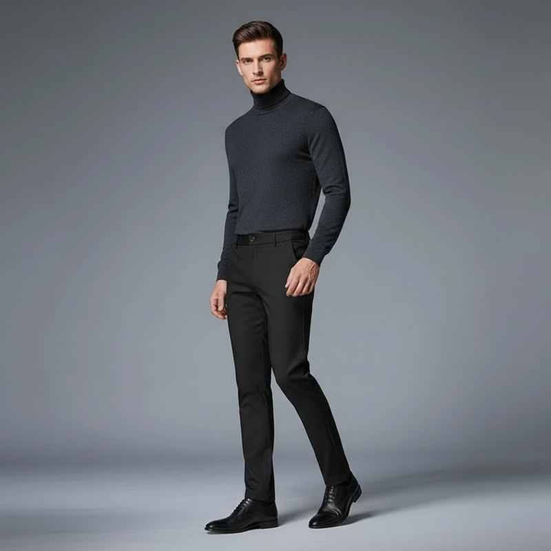 Saul | Men's Slim Fit Stretch Trousers